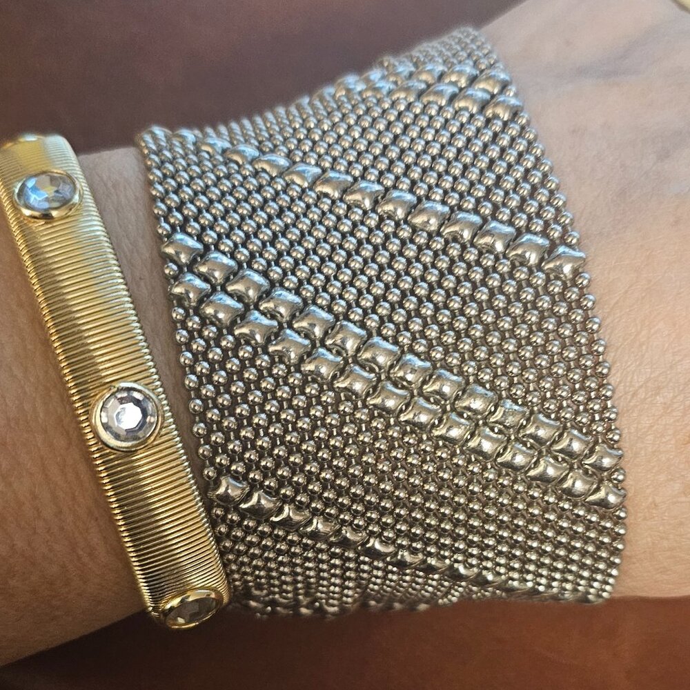 Sergio Gutierrez liquid metal bracelet 7"